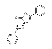 5-phenyl-3-phenylhydrazono-3H-furan-2-one Structure