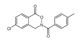 6-chloro-3-(4-methylbenzoyl)-4H-2,3-benzoxazin-1-one Structure