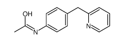 N-[4-(pyridin-2-ylmethyl)phenyl]acetamide Structure