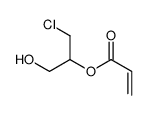 (1-chloro-3-hydroxypropan-2-yl) prop-2-enoate Structure