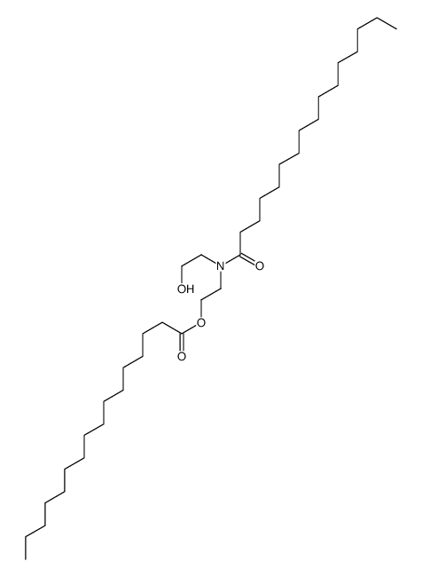 2-[(2-hydroxyethyl)(1-oxohexadecyl)amino]ethyl palmitate结构式