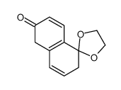 spiro[1,3-dioxolane-2,5'-1,6-dihydronaphthalene]-2'-one结构式