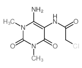 Acetamide,N-(6-amino-1,2,3,4-tetrahydro-1,3-dimethyl-2,4-dioxo-5-pyrimidinyl)-2-chloro- picture