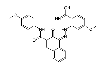 4-[[2-(Aminocarbonyl)-5-methoxyphenyl]azo]-3-hydroxy-N-(4-methoxyphenyl)-2-naphthalenecarboxamide picture