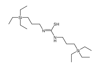 1,3-bis(3-triethylsilylpropyl)thiourea Structure