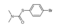 S-4-bromophenyl dimethylcarbamothioate结构式