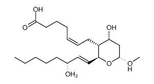 thromboxane B2 methyl glycoside结构式