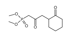 dimethyl (2-oxo-3-(2-oxocyclohexyl)propyl)phosphonate结构式