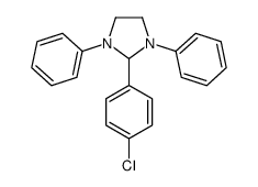 2-(p-Chlorophenyl)-1,3-diphenylimidazolidine Structure