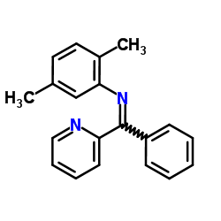 2,5-Dimethyl-N-(phenyl-2-pyridinylmethylene)benzenamine Structure