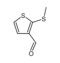 2-(methylthio)-3-Thiophenecarboxaldehyde结构式