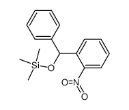 2-Nitro-1-[phenyl(trimethylsiloxy)methyl]benzol Structure