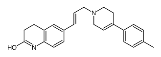 2(1H)-Quinolinone, 3,4-dihydro-6-(3-(3,6-dihydro-4-(4-methylphenyl)-1( 2H)-pyridinyl)-1-propenyl)-结构式