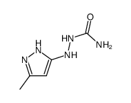 Hydrazinecarboxamide,2-(5-methyl-1H-pyrazol-3-yl)- structure