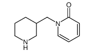 1-(piperidin-3-ylmethyl)pyridin-2-one结构式