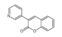 3-(PYRIDIN-3-YL)-2H-CHROMEN-2-ONE Structure