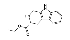 1,2,3,4-Tetrahydro-9H-pyrido[3,4-b]indol-3-carbonsaeureethylester结构式