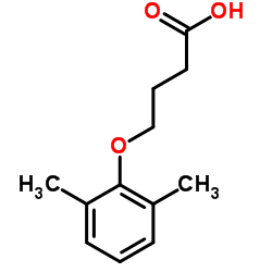 4-(2,6-Dimethylphenoxy)butanoic acid Structure