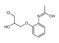 N-[2-(3-chloro-2-hydroxypropoxy)phenyl]acetamide Structure