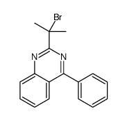 2-(2-bromopropan-2-yl)-4-phenylquinazoline Structure