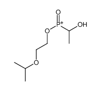 1-hydroxyethyl-oxo-(2-propan-2-yloxyethoxy)phosphanium Structure