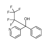 2,2,3,3,3-PENTAFLUORO-1-PHENYL-1-PYRIDIN-3-YL-PROPANOL structure