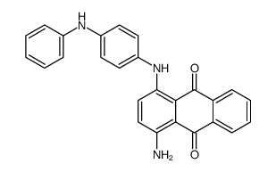 1-amino-4-(4-anilinoanilino)anthracene-9,10-dione Structure