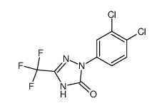 1-(3,4-dichlorophenyl)-3-trifluoromethyl-1,2,4-triazole-5(4H)-one Structure