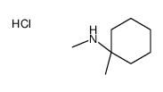 N,1-dimethylcyclohexan-1-amine,hydrochloride Structure