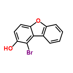 2-Dibenzofuranol, 1-bromo- picture