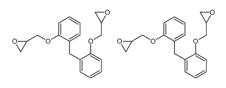 2-[[2-[[2-(oxiran-2-ylmethoxy)phenyl]methyl]phenoxy]methyl]oxirane结构式