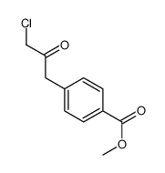 methyl 4-(3-chloro-2-oxopropyl)benzoate结构式