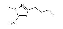 1H-Pyrazol-5-amine,3-butyl-1-methyl- structure