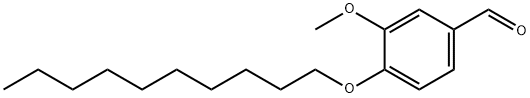 4-(decyloxy)-m-anisaldehyde Structure