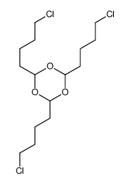 2,4,6-tris(4-chlorobutyl)-1,3,5-trioxane结构式