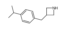 3-[(4-propan-2-ylphenyl)methyl]azetidine Structure