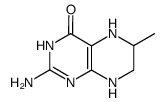 2-amino-6-methyl-5,6,7,8-tetrahydro-1H-pteridin-4-one Structure