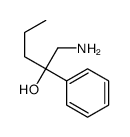 1-amino-2-phenylpentan-2-ol Structure