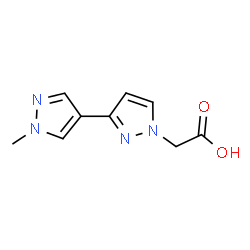 (1-methyl-1H,1H-3,4-bipyrazol-1-yl)acetic acid图片