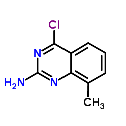 4-Chloro-8-methyl-2-quinazolinamine结构式