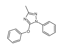 3-methyl-5-phenoxy-1-phenyl-1,2,4-triazole Structure