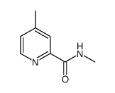 2-Pyridinecarboxamide,N,4-dimethyl-(9CI) Structure