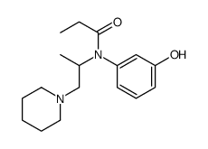 N-(3-hydroxyphenyl)-N-(1-piperidin-1-ylpropan-2-yl)propanamide Structure