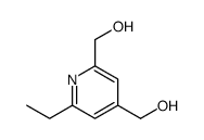 [2-ethyl-6-(hydroxymethyl)pyridin-4-yl]methanol结构式