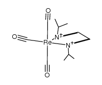 Re(CO)3(i-Pr-DAB) Structure