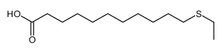 11-(ethylthio)undecanoic acid Structure