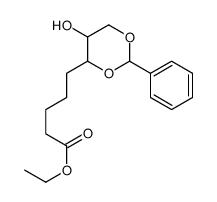 ethyl 5-(5-hydroxy-2-phenyl-1,3-dioxan-4-yl)pentanoate Structure