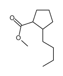 methyl 2-butylcyclopentane-1-carboxylate结构式