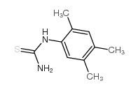 1-(2,4,5-三甲基苯基)-2-硫脲结构式