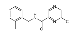 6-chloro-N-(2-methylbenzyl)pyrazine-2-carboxamide结构式